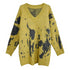 Abstract Dye Oversized Knit Top